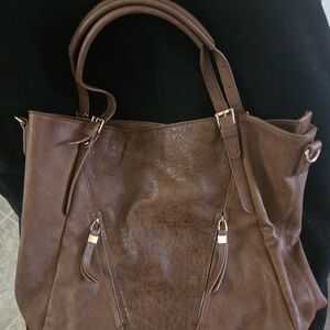 Urban Republic Classic Brown Leather Tote